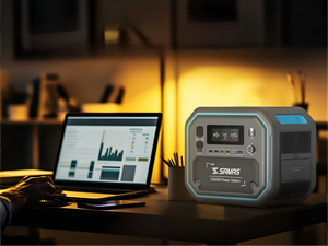 Портативная электростанция SAMAS 2400W 2048 Вт·ч, ИБП, портативный генератор, солнечный аккумулятор - Product Image 2