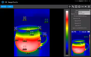 XE-30 XEAST Scanner d'imageur thermique 2.8 \ "couleur TFT affichage 160*120 résolution contrôleur de température pour les tests de fuite d'eau OEM - Product Image 4