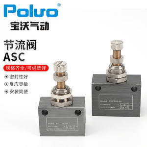 Componentes Neumáticos ASC Suministrados por el Fabricante, Acoplamientos Rápidos y Válvulas de Estrangulamiento Unidireccionales para el Control de Flujo en Tuberías - Product Image 2