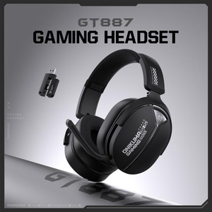 <span class=keywords><strong>ONIKUMA</strong></span> GT887 ชุดหูฟังสำหรับเล่นเกมแบบไตรโหมดไร้สายบลูทูธแบบมีสายตัดเสียงรบกวนเบสทุ้มลึก ความสะดวกสบายตลอดวันสำหรับ PC/PS - Product Image 3