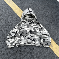 Fabricantes de Ropa Personalizada, Sudadera con Capucha Informal de Estilo Urbano, Sudadera con Capucha de Forro Polar de Manga Larga con Estampado de Camuflaje para Hombre, Sudadera con Capucha de Camuflaje para Actividades al Aire Libre