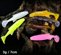Leurre souple Dragon Li haute imitation en forme de queue de T pour la pêche au bar, à la carpe et à la perche, appât artificiel souple sans hameçons pour eau douce et eau salée