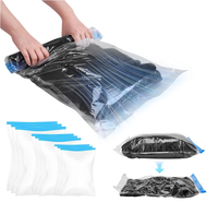 Sacs de rangement sous vide enroulables, sacs de compression réutilisables de grande taille pour vêtements, literie, couettes