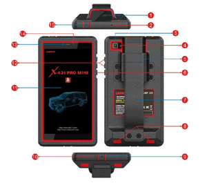Version 2026 X431 Pro Mini V3.0 OBD2 – Outil de diagnostic automobile complet avec analyseur CAN Bus X-431 X431 Pro Mini Ma - Product Image 2