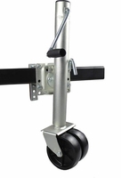 Boulon 1000lbs sur le cric en acier de remorque de bateau avec la double roue et le support de pivot pour le remorquage