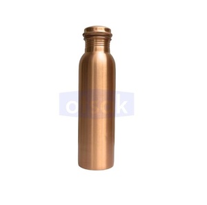 Bouteille d'eau réutilisable écologique classique en cuivre, étanche, avec accessoires personnalisés, portable pour un usage quotidien - Product Image 2