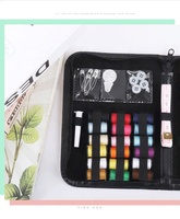 Usine directe haute qualité Portable Kit de couture accessoires de voyage petit crochet en verre pour bricolage tricot en plastique