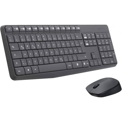 Logitech MK235 2,4 ГГц беспроводная клавиатура и мышь комбо