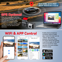 Perekam Mengemudi WIFI 4K Lensa Ganda Berkinerja Tinggi Premium dengan Penglihatan Malam dan Perekaman Berulang untuk Penggunaan di Mobil