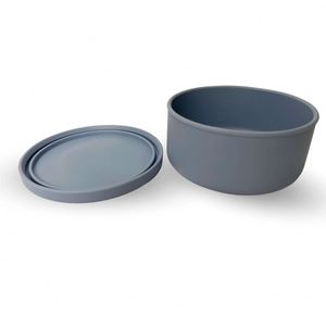 Boîte à lunch en silicone 1300 ml ronde avec couvercle, multifonctionnelle, résistante à la chaleur, étanche, élégante, disponible en plusieurs couleurs pour vos repas - Product Image 3