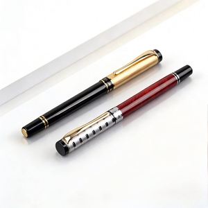 High-quality Luxury Metal Fountain <b>Pen</b> with logo Business Signature Metal <b>Pen</b> Black Custom <b>Pen</b> Suitable for Corporate Gifting - Product Image 3