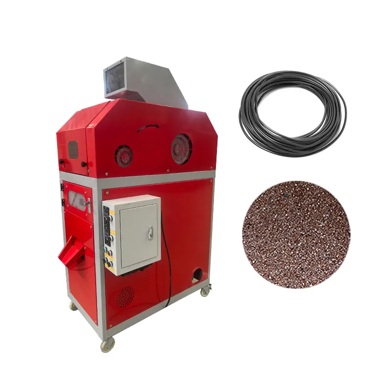 80kg/std. Schrott-Metall-Schredder-Kabel-Granulator-Zerkleinerer/Kupferdraht-Recyclingmaschine Trennmaschine/Kupferdraht-Schleifmaschine