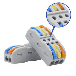 موصل أسلاك KV313 بذراع تثبيت، طرف توصيل 3 مداخل و3 مخارج، كتل توصيل أسلاك سريعة - Product Image 3