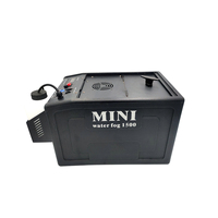 DELIFX Máquina de Niebla Baja Mini de 1500W a Base de Agua, Control Remoto DMX512, Cobertura de Suelo de Plástico de 30m, Sin Hielo Seco, Para Escenarios de Boda