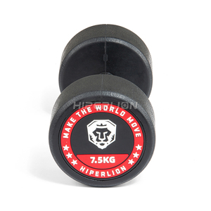 Personnalisé Mancuernasn Gym Alteres <span class=keywords><strong>Muscu</strong></span> 70Lbs Haltères en caoutchouc à poignée ronde complète en uréthane en livres - Product Image 2
