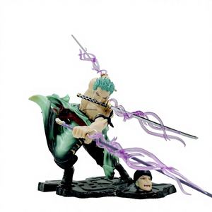 Figura de Acción Intercambiable de Zoro de Edición Especial Three Thousand World con Cabezal de Batalla de Tres Espadas - Product Image 1