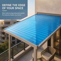 Panneaux en polycarbonate transparents conçus pour les serres, les pépinières et les jardins à lumière naturelle