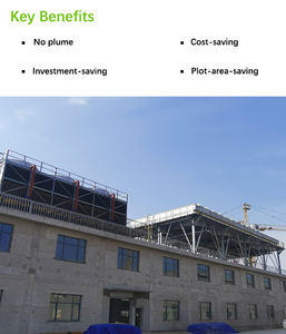 Offre Spéciale – Échangeurs de Chaleur Hybrides Industriels de 500 Tonnes – Excellent Prix – Unités de Condensation Industrielles Économes en Eau – Refroidisseur à Contre-Courant à Sec - Product Image 3