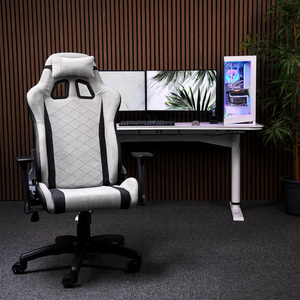 Ajunion bán buôn mềm chất liệu vải chơi game ghế Ergonomic Ghế máy tính cho các trò chơi thích hợp cho thời gian dài ngồi - Product Image 6