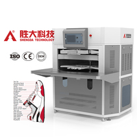 Machine de séchage et de chauffage entièrement automatique haute performance SHENGDA pour semelles de chaussures, four rotatif NIR pour l'activation de la colle des semelles.