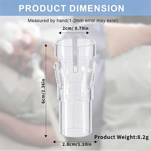 Adaptateur de tuyau pour connecteur de tube CPAP compatible avec l'<span class=keywords><strong>appareil</strong></span> de voyage <span class=keywords><strong>ResMed</strong></span> AirMini, accessoire universel CPAP AirMini - Product Image 6