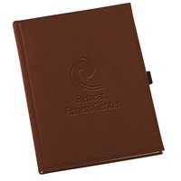 Libreta de Notas Premium Grande de 10x7 Pulgadas, Agenda Diaria Ejecutiva de 24 Horas, Impresión de Logotipo Personalizado, Notas de Reuniones de Negocios