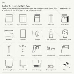 Uniforme Táctico Personalizado WHCSJ, Traje de Camuflaje, Uniforme de Camuflaje, Conjunto de Ropa de Entrenamiento Táctico, Ropa Táctica - Product Image 3