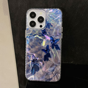 เคสโทรศัพท์ iPhone 17 AIR ลายคลื่นน้ำผีเสื้อว่ายน้ำสุดหรู พร้อมรูระบายอากาศขนาดใหญ่ ป้องกันการกระแทก - Product Image 3