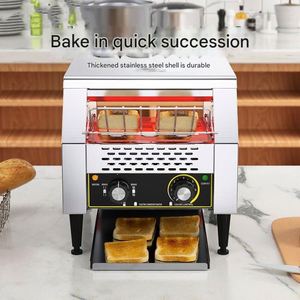 Multifunctional Stainless Steel Vertical Conveyor Chain Motor Core Component Hamburger Bun <b>Toaster</b> Machine for Grain Making - Product Image 5