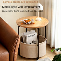 Table basse moderne minimaliste multifonctionnelle avec étagère de rangement pour salon