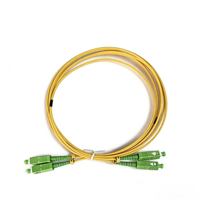 OM3 Copper Conductor Fiber Optic Patch Cords Duplex FC-LC 10 Gigabit 15m Customizable Telecom Use Fiber Optic Patch Cord