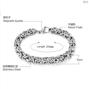 Vintage 7mm di spessore in acciaio inox <span class=keywords><strong>Marina</strong></span> maglia braccialetti mai sbiadire Hip Hop alla moda feste di nozze <span class=keywords><strong>gioielli</strong></span> - Product Image 4