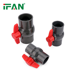 IFAN OEM ODM <span class=keywords><strong>PVC</strong></span> 파이프 물 밸브 플라스틱 볼 밸브 <span class=keywords><strong>PVC</strong></span> 볼 밸브를 사용하여 내구성 - Product Image 2