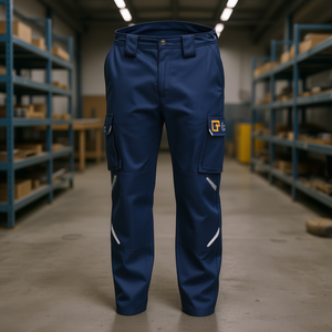 Pantalons de travail classiques 2XL noirs, pantalons utilitaires pour usage industriel - Product Image 3