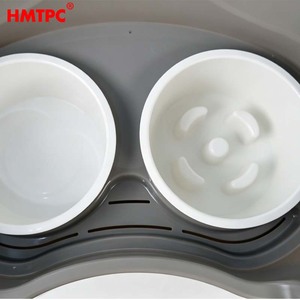Bol surélevé de haute qualité pour animaux de compagnie, anti-étouffement, anti-déversement, pour petits et moyens animaux d'intérieur, avec bol intérieur amovible - Product Image 6