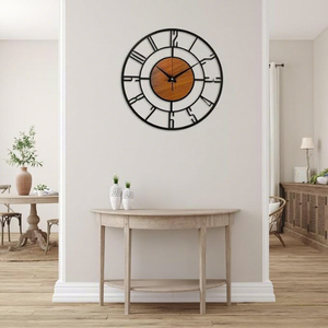 Metal <b>Wall</b> <b>Clock</b> for Living Room Stylish Latest Modern <b>Decorative</b> Silent <b>Wall</b> <b>Clock</b> for Home Office Bedroom - Product Image 4