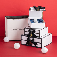 Voopack — portefeuille de maquillage à fermeture magnétique, logo élégant, boîte à rabat avec ruban, accessoires de bijouterie, emballage