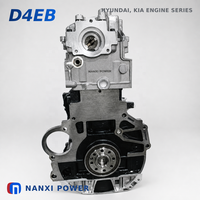 Moteur diesel D4EB Long Block 2.2L neuf, norme Euro IV, 110 kW/4000 tr/min, couple de 335 N.m pour Santa Fe