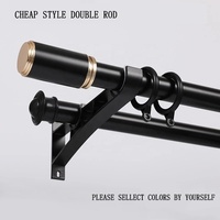 Tringles à rideaux en alliage d'aluminium de style moderne, rails coulissants, accessoires pour tringles à rideaux, marque TIANYUN, modèle P133456