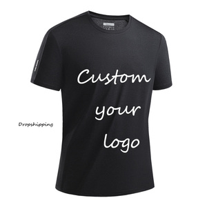 2026 Plain Men's T Shirt <b>Polyester</b> Tee Quick Dry Fit <b>Tshirts</b> Custom Sublimation Printing Logo T-shirts for Men - Product Image 3