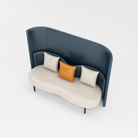 Chaise moderne à dossier haut pour réception de loisirs d'hôtel Chaise à dossier large Fauteuil paresseux en cuir rembourré Fauteuil Canapé Chaise