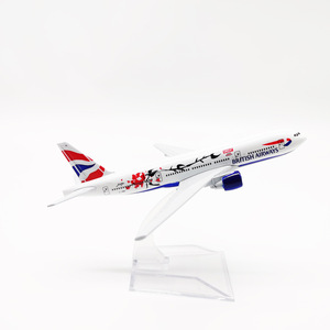 โมเดลเครื่องบินอัลลอยด์ขนาด 16 ซม. <span class=keywords><strong>เครื่องบิน</strong></span>โดยสารยูไนเต็ด <span class=keywords><strong>777</strong></span> ขอ<span class=keywords><strong>ง</strong></span>ตกแต่งเฟอร์นิเจอร์ลายดอกพลัมอั<span class=keywords><strong>ง</strong></span>กฤษ ขอ<span class=keywords><strong>ง</strong></span>สะสม - Product Image 3