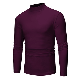PASUXI Vente en Gros Nouvelle Collection Automne Chandails <span class=keywords><strong>Homme</strong></span> Grande Taille Haut de Gamme <span class=keywords><strong>Col</strong></span> <span class=keywords><strong>Montant</strong></span> Tricoté Décontracté Couleur Unie Chaud - Product Image 5