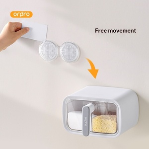 Boîte à épices domestique, ensemble de pots à condiments de cuisine, ensemble combiné multi-compartiments en plastique pour le stockage du sel, du glutamate monosodique et du poivre - Product Image 4