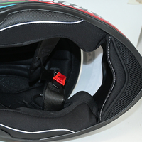 OEM acceptable tout nouveau certificat ABS DOT grande queue casque intégral moto de haute qualité
