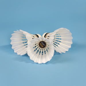 Pluma de bádminton <span class=keywords><strong>TCX</strong></span> PLUS de primera calidad con plumas de ganso y corcho natural, nuevo modelo de pluma de bádminton <span class=keywords><strong>TCX</strong></span> - Product Image 4