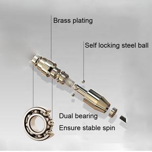 Corde à sauter de haute qualité en alliage d'aluminium, fil d'acier, longue poignée, corde en PU, 3 m, réglable, équipement de musculation à domicile, MOGOLD - Product Image 4