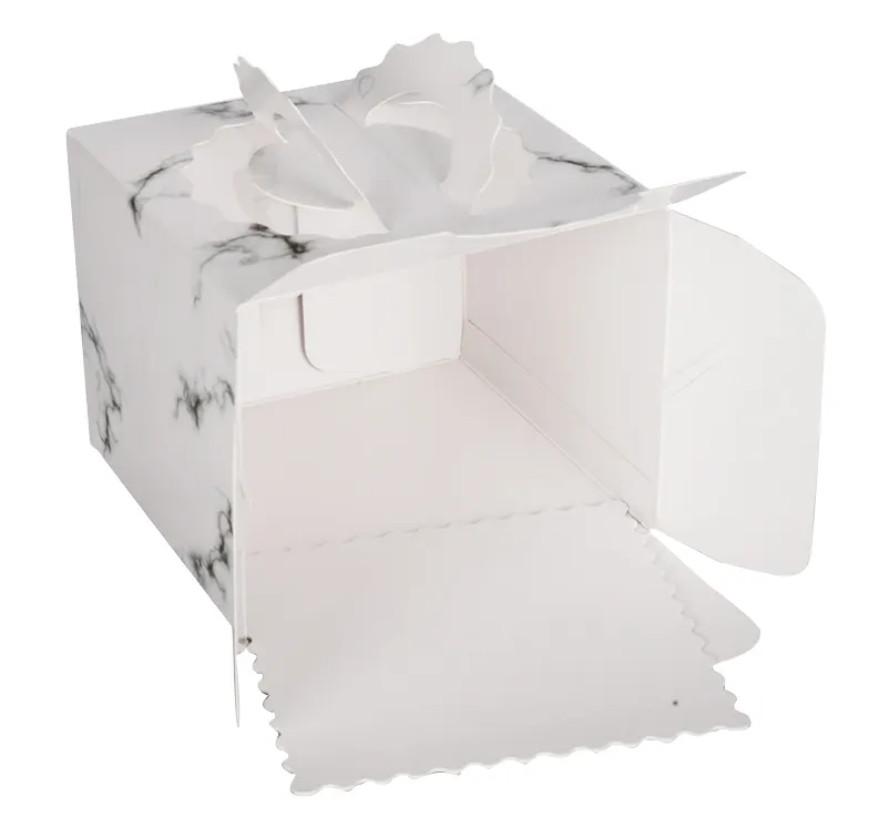 Disposable Paper Packaging Cardboard Big Cakebox Birthday Cake Box