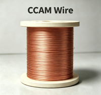 Fil conducteur intérieur en cuivre-nu CCAM torsadé de 7*0,18 mm, revêtu d'aluminium et de magnésium, haute conductivité, pour câble micro-coaxial