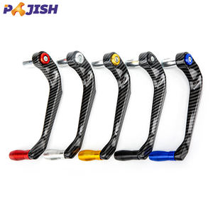 Motorrad-Schutzteile universell 22 mm Griffhandschutz Carbonfaser Farbe 22 mm Bremskupplung Hebel Handschutz - Product Image 1